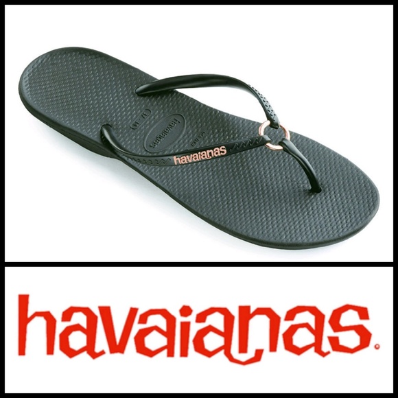 havaianas ring flip flops